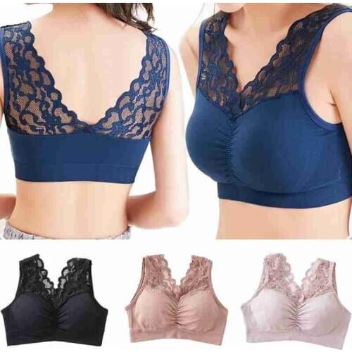 Women Lace Sexy Bras tops Women Intimates Push Up Comfort Super Elastic Breathable Lace Bra