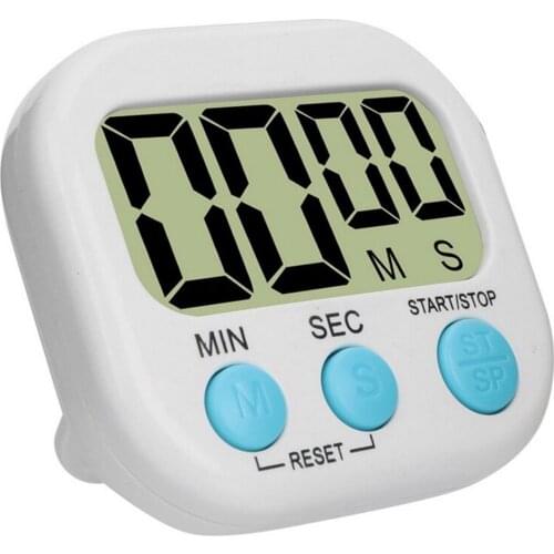NEW Digital Kitchen Timer Magnetic Backing Stand Countdown Alarm Mini LCD Big Digits Loud Alarm For Cooking Baking Sports Games
