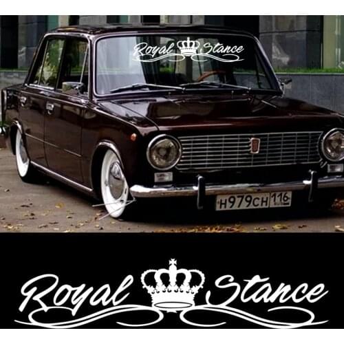 CS40082# Die-cut Vinyl Decal Royal stance Car Sticker Waterproof Auto Decors on Car Body Bumper Rear Window