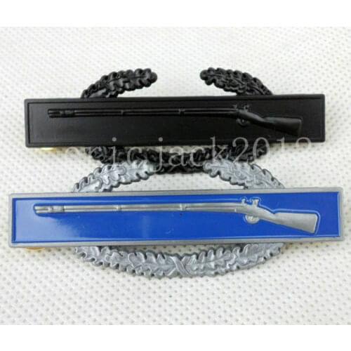 TWO US ARMY METAL SUBDUED COMBAT INFANTRY BADGE QUALIFICATION CLASSIC MILITARY military Store