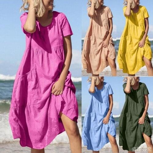 Fly-Winner Plus Size Summer Dresses