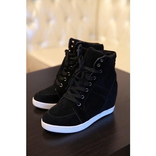 Sneakers Women Spring White Wedge Sports Shoes Female Casual Vulcanized Shoe Running Fashionable Platform High Sneaker