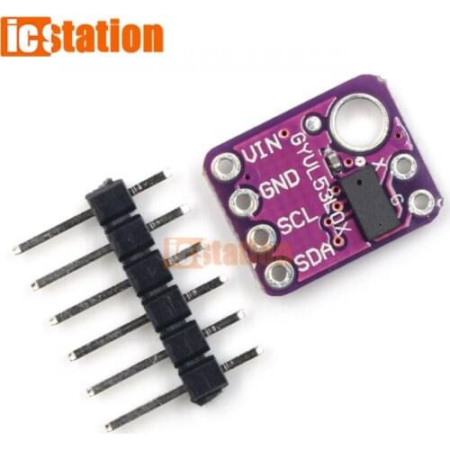 VL53L0X Time-of-Flight (ToF) Laser Ranging Sensor Breakout Module Laser Distance Sensor Module I2C IIC Interface for Arduino