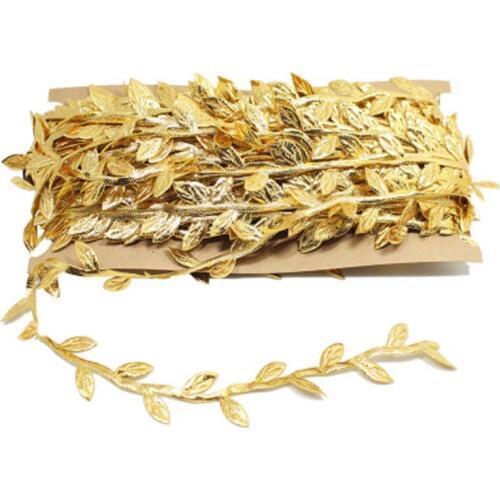 10m Leaf Ribbons for Wreath Gift Wrap Wedding invitation Bachelorette Party bridal shower team bride Tribe headband Decoration