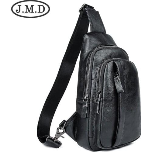 Mens Leather Messenger Bag Shoulder Bag Sports Leisure Chest Bag Mobile Phone Bag Mens Shoulder Messenger Bag
