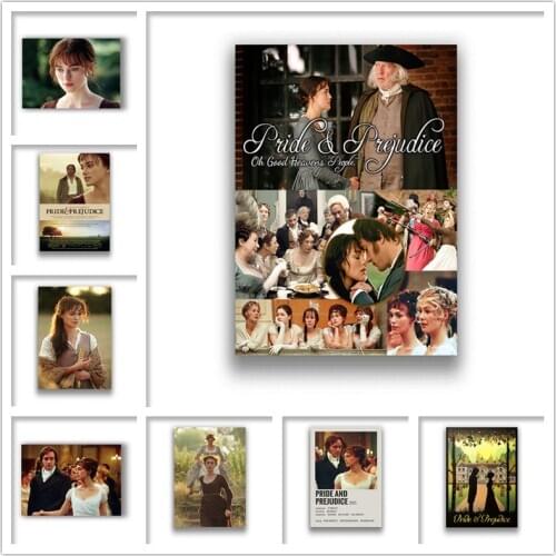 Pride & Prejudice White Coated Paper Prints High Definition Clear Image Home Decoration Livingroom Bedroom Bar