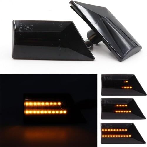 Niscarda Car Led Dynamic Side Marker Flowing Turn Signal Light Sequential Blinker Indicator For Opel Vectra C Signum 2003-2008