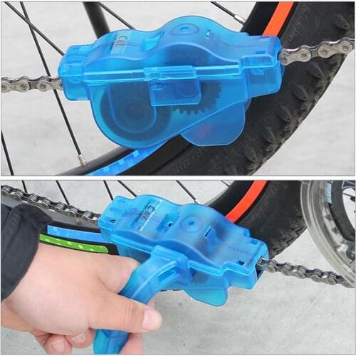 Bike Chain Cleaner Bicycle Chain Machine Brush Scrubber Quick Clean Tool All Types Of Bicycle For Dropshipping Wholesale CSV