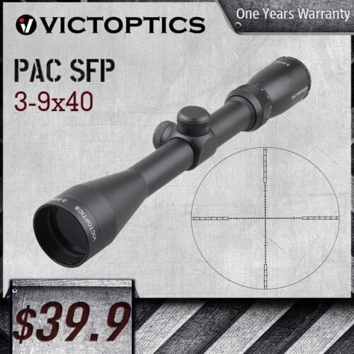 VictOptics PAC 3-9x40 1/4 MOA Riflescope Optical Scope Telescopic Sight Shooting For Air Rifle Airsoft Pneumatics Rimfire .22LR
