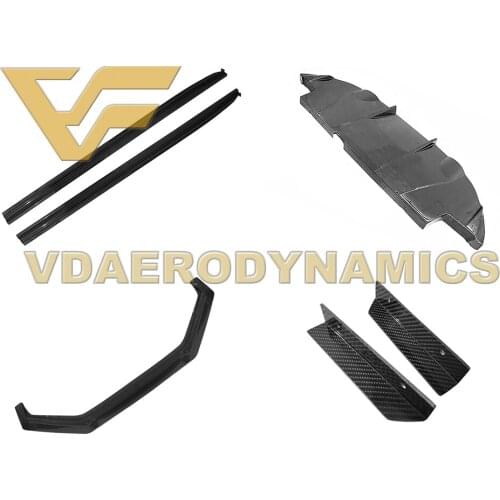 Suitable For 12-15 Subaru BRZ VAD-S Carbon Fiber Full Lip Kit - includes Front Rear Lip Side Skirts Aprons