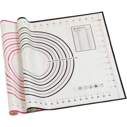 Baking Sheet Rolling Dough Pastry Cakes Bakeware Liner Silicone Heat Resistance Mat Paste Flour Table Pad Kitchen Cooking Tools