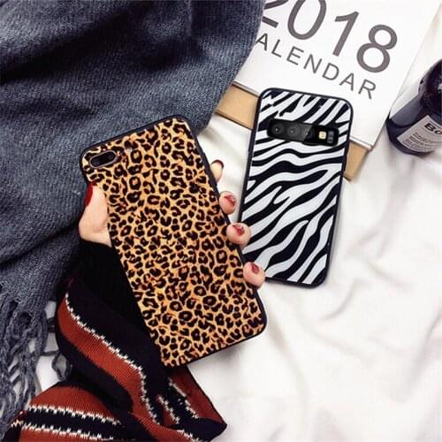 BONVAN Glass Case For Samsung Galaxy A20 A30 A20S A20e A202f A50 A50S A30S Hard Cover For Samsung A60 M40 A60S Zebra Couqe Capa