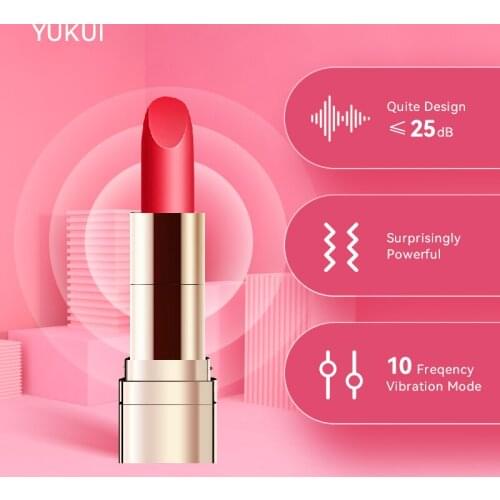 Magic Lipstick Vibrator Electric Adults Toy Waterproof Material Female G Spot Massager Frequency USB Rechargeable Magic Wand