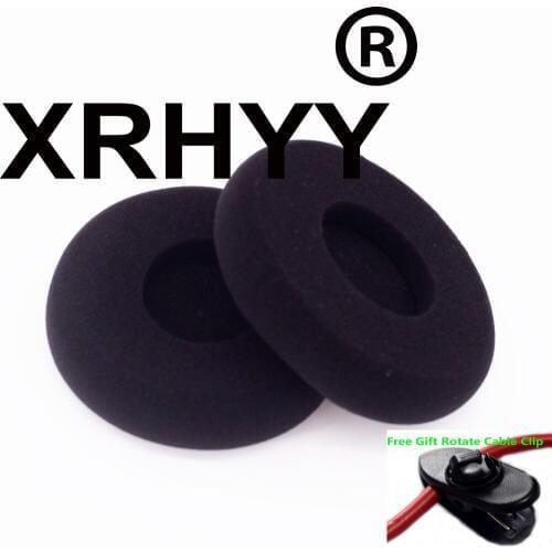 XRHYY Black Replacement Cushion Earpads Ear pad For Grado "S " SR60 SR80 SR125 SR225 SR325 325i Alessandro M1 M2 MPro Headphones