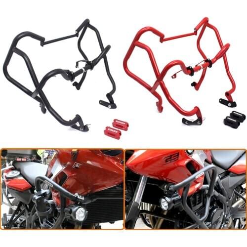 Motorcycle Tank Protection Crash Bar Moto Frame Falling Guard Accessories For BMW F800GS F700GS F800 F700 GS 2013 - 2017