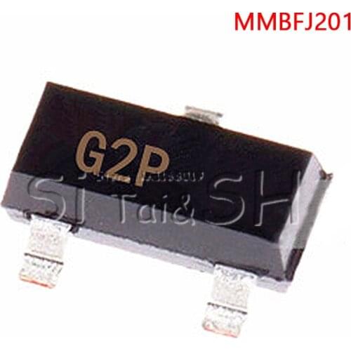10pcs MMBFJ201 SOT23 MMBFJ201 201 J201 FJ201 SOT 40V 50MA SOT-23