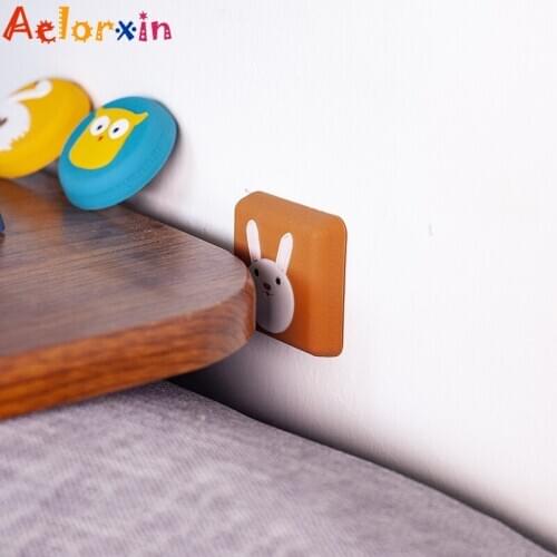 4Pcs/Lot Door Windproof Door Retainer Baby Safety Protection From Children Security Stopper for Door Baby Proof From Children