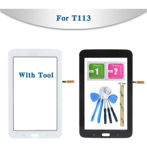 7.0" For Samsung Galaxy Lite 3 T113 and Lite 4 T116 Tablet Touch Screen Digitizer Sensor Front Outer Glass Lens Panel