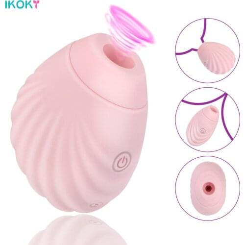 7 Modes Strong Sucking Vibrators for Women Nipple Clitoris Massage Sex Toys Adults Erotic Mini Shell Machine Female Sextoys Shop