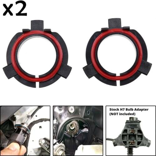 Base Headlight Bulb Adapter Black For Kia Plastic Replacement Replaces