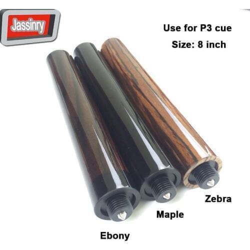 Free shipping Billiards Pool cue extensions for P3 cue 8inch maple/ebony/zebra cue extensions high quality Billiards accessories