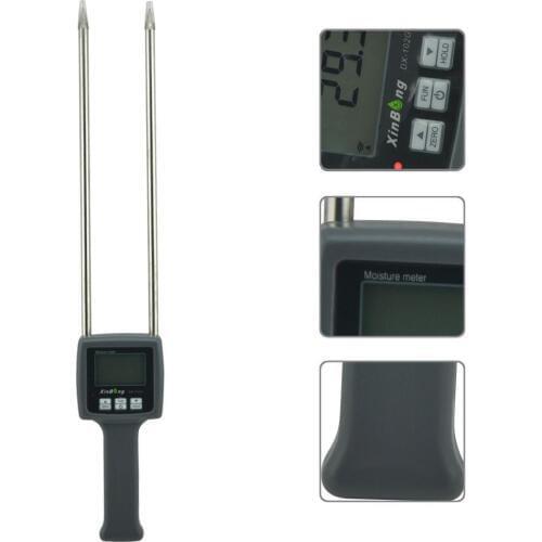 Hygrometers Professional grain flour moisture meter tester maize Paddy coffee flour DX-102G humidity