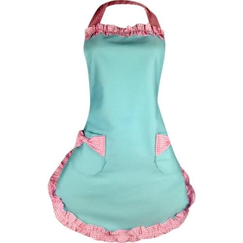 Kitchen Apron Cute Funny Apron for Cooking Cleaning BBQ Painting Bowknot 6 Patterns