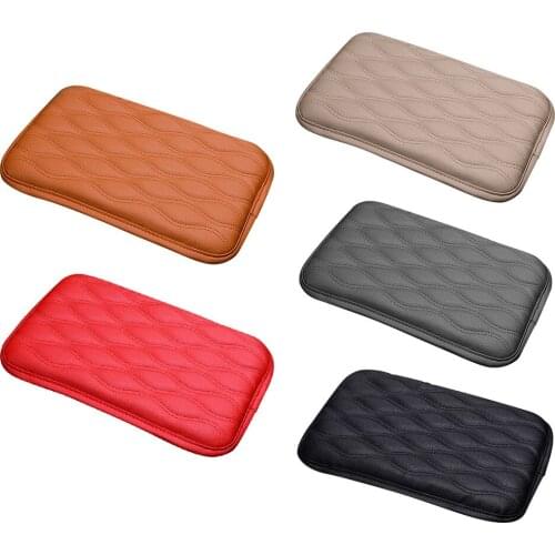 Hot Sale 5 ColorsTop Fashion Leather Car Armrest Pad Cover Used In Many Kinds Of Car Auto Accessorie Wholesale Dropshipping