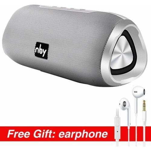 Nby6670 Waterproof Bluetooth Speaker 10w Portable Wireless Loudspeaker 3D Stereo hifi Sound System Outdoor Speakers fm Radio TWS