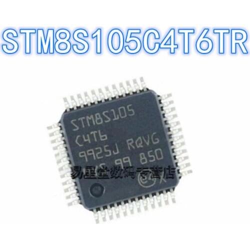 1PCS-10PCS 100% new original authentic STM8S105C4T6TR QFP-48 STM8S105C4T6 QFP48 8-bit microcontroller chip