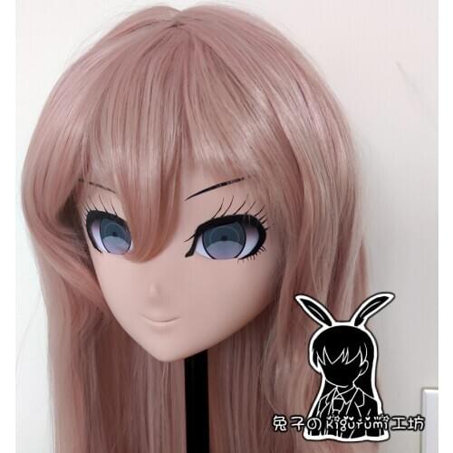 RB9103)Full Head Quality Handmade Female/Girl Resin Japanese Anime Cartoon Character Miu Iruma Cosplay Kigurumi Mask
