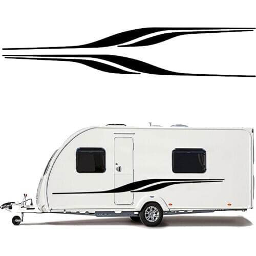 RV Motorhome Universal Body Sticker DIY Vinyl image Decal Sticker Decoration for Caravan Trailer Car
