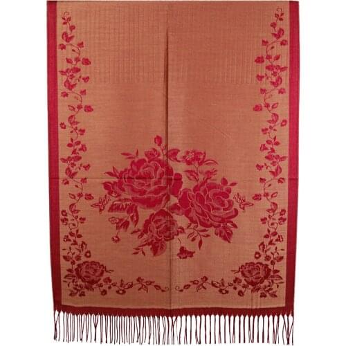 Capes Stole Women Fashion Rayon Wraps Shawls Scarves Femme Pashmina Woven Tippet Floral Long
