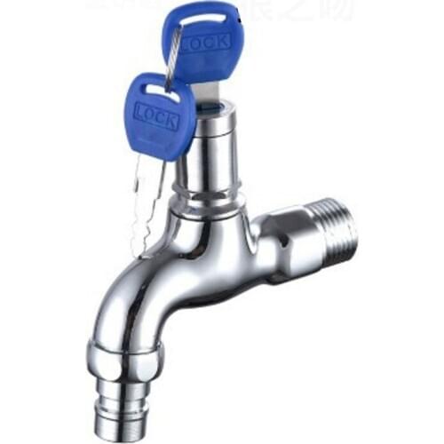 Key tap outdoor burglar proof faucet Copper key pointed tip faucet anti-theft outdoor security leader