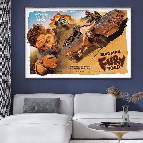 SP072 Silk Cloth Wall Poster Mad Max Fury Road Movie (3) Art Home Decoration Gift