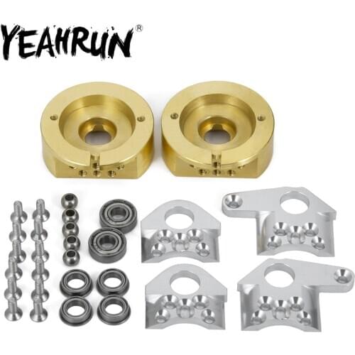 Racing Upgrade Parts Heavy Brass Outer Portal Drive Counterweight Balance for Wraith 90018 RC Crawler Car