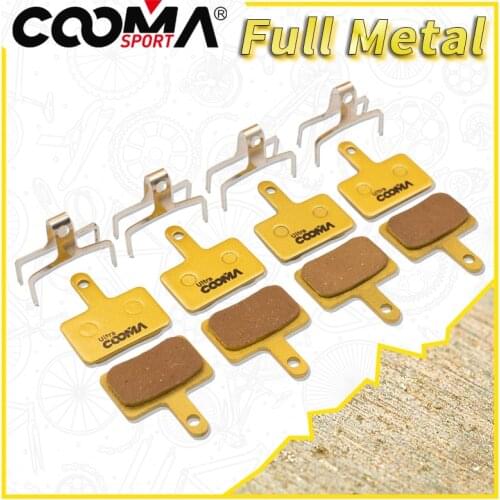 Bicycle Disc Brake Pads For Aquila, Auriga, Auriga E-Comp, Auriga Pro, Draco, Draco 2, Draco WS, Gemini, 4 Pairs, Gold