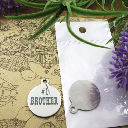 20pcs--"#1 "stainless steel charms more style for choosing DIY Charms pendants for necklace