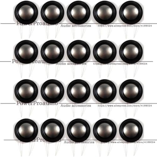 20PCS 25.9mm 1.02inch Tweeter Voice coil 8ohm 26 Core Titanium Diaphragm High Sensitivity Same Side For B&W Speaker Repair