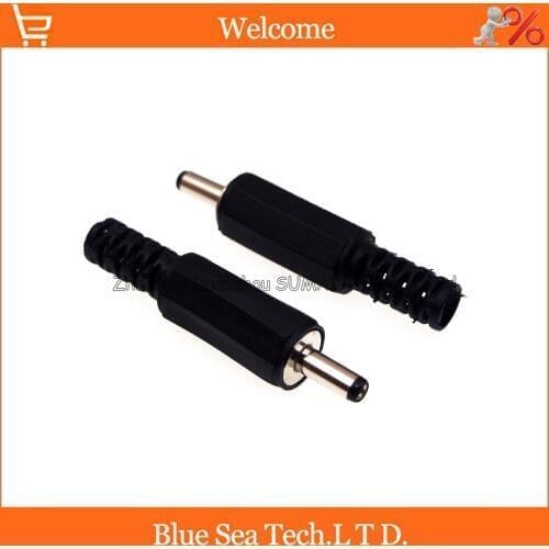 20 pieces/lot) male DC power plug Jack Adapter Connector Plastic Cover adapter 1.35mm x 3.5mm