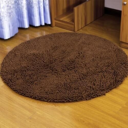 2020 Chenille Fabric Round Carpet for Living Room Non-Slip Floor Mat Kids Room Carpet Soft Rug Indoor Parlor Carpet Bedroom Mat