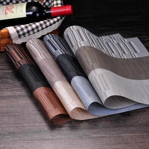 30*45cm PVC Insulation Anti-skid Kitchen Placemat Dining Table Mats Bowl Pad Table Tray Mat Coasters 4pcs/lots