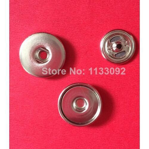 300sets/lot (1set= cap+socket+stud) OEM ODM 18mm copper Button Snap press Button charm base findings for diy snap Jewelry