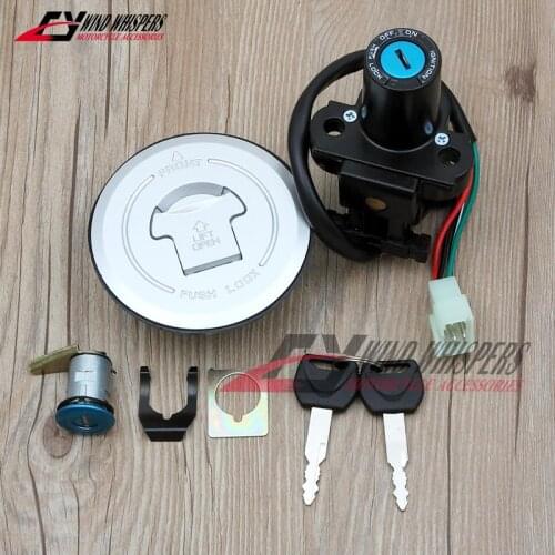 4 Cables Ignition Switch Fuel Gas Cap Seat Lock Key Kit For Honda CBR250R CBR250 2011-2013 CBR500 CB500 CBR CB 500 2013-2014