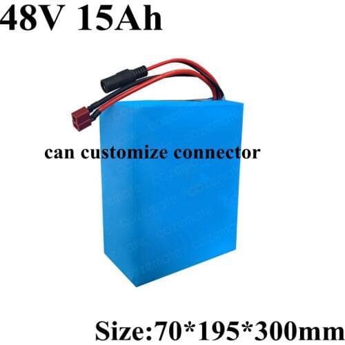 48v 15ah Lifepo4 Battery Pack Electric Bike Kit 500w 48v for Electric Scooter Bike 1000w Lithium Battery + 58.4V 3A Charger