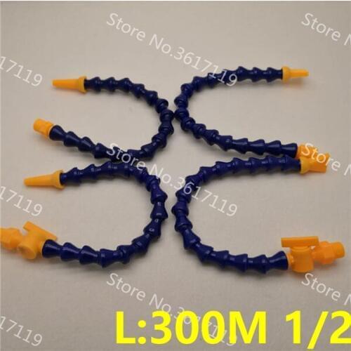 5PCS/LOT 300MM Cooling tube G1/2 water cooling pipe 1/2 Universal bamboo hose machine sprayer plastic nozzle