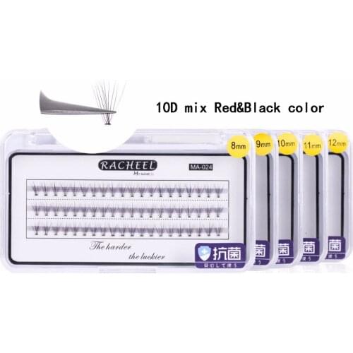 60pcs 10D 20D 0.05mm C curl Individual Eyelashes Extensions Cluster Eye Lashes Grafting Fake False Eyelash