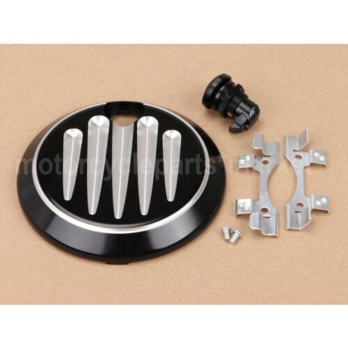 Motorcycle Accessory Fuel Door Latch Push Button Gas Oil Cap Tank Kit For Harley Touring Electra Glide Road Glide 1992-2007