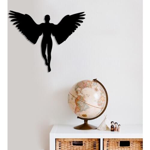 Angel Girl With Wings Open Wall Room Home Accessory Wooden Table 50x39cm
