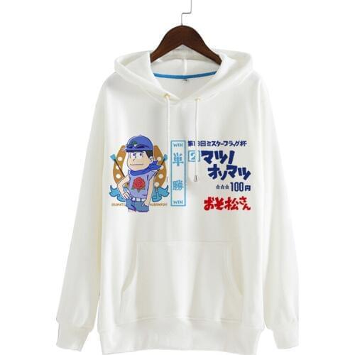 Anime Osomatsu-san Hooded Sweatshirts Pullovers Harajuku Coat Japanese Kawaii Clothes Cute Hoodies